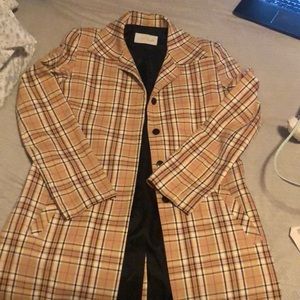 Equestrian Designs of Santa Barbra Plaid Coat